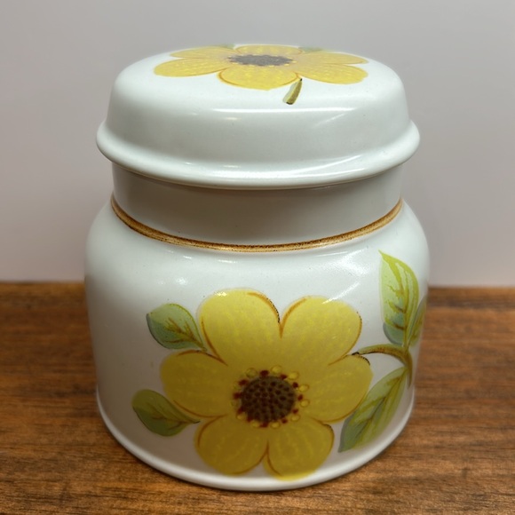 Royal Doulton 1973 Lambeth Stoneware Summer Days Covered Sugar Dish And Creamer - Picture 10 of 16